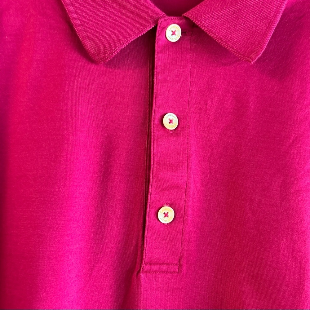 Callaway Golf Collection XL Mens Polo Shirt Rasberry 100% Fine Cotton - Picture 2 of 8